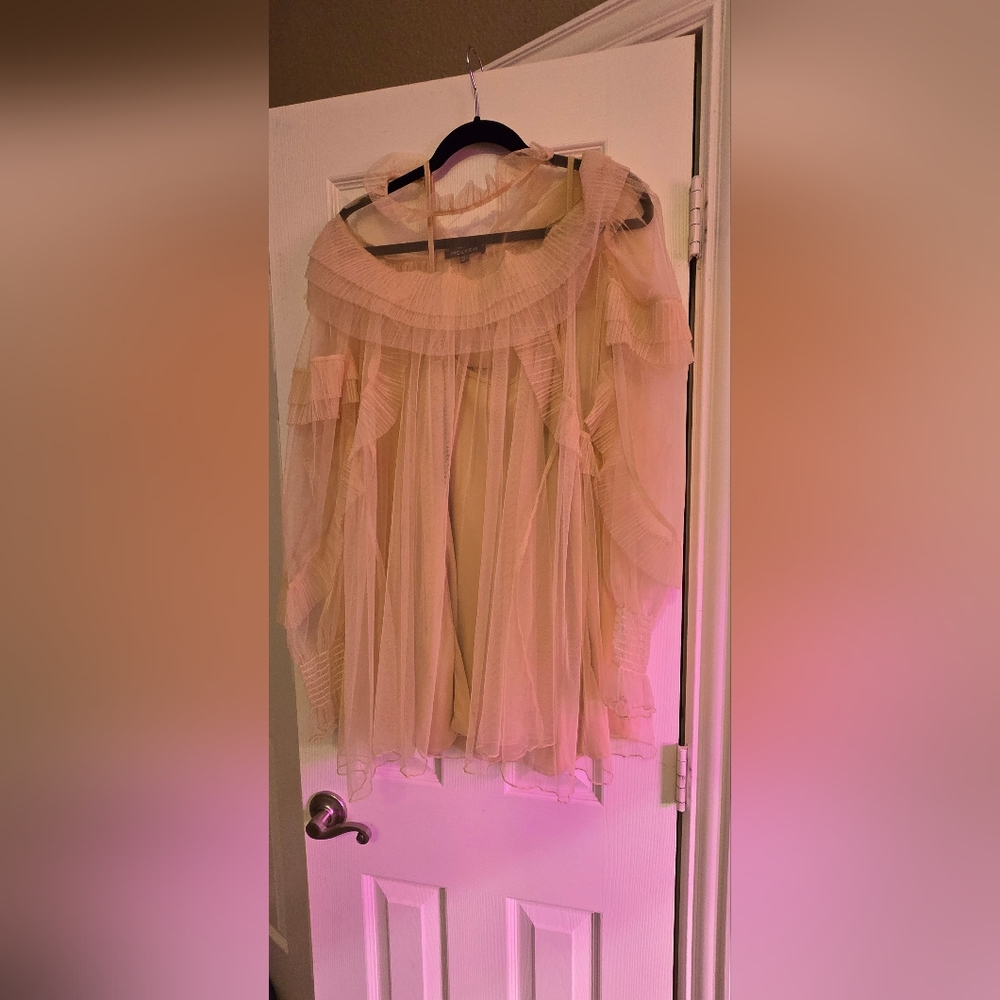 Sheer mini dress